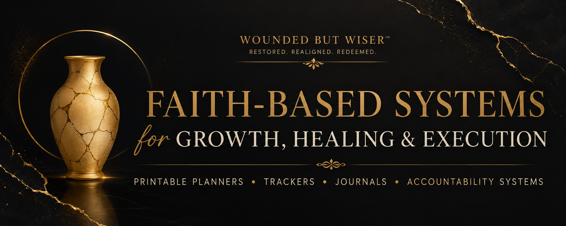 Wounded But Wiser faith-based systems for growth, healing, and execution.